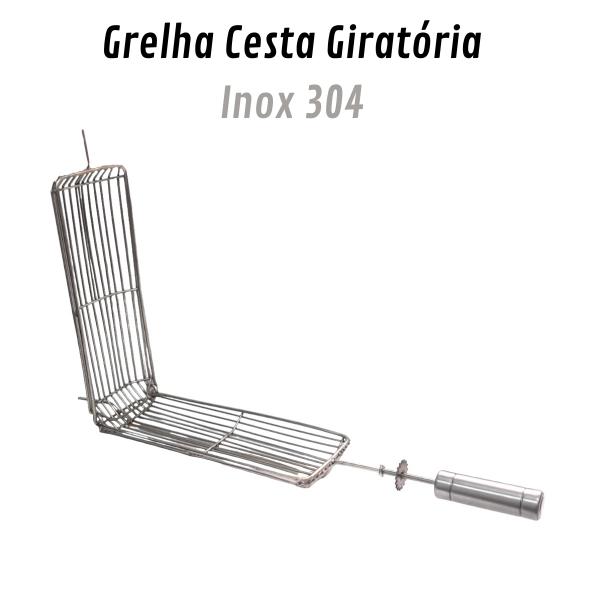 CESTO GIRATORIO LONGO INOX 14X43