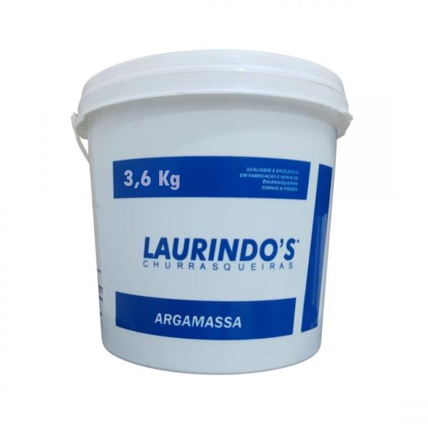 ARGAMASSA REFRATARIA LAURINDOS BALDE 3,6 LTS CINZA 5KG