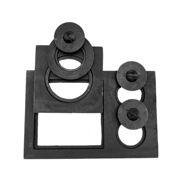 CHAPA FERRO FUNDIDO 32 x 49 PRETO