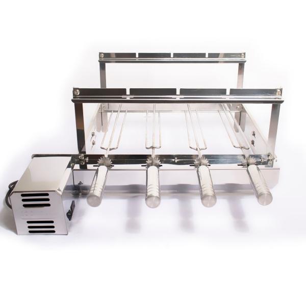 GIRATORIO 4 ESPETO LONGO ESQUERDO INOX L