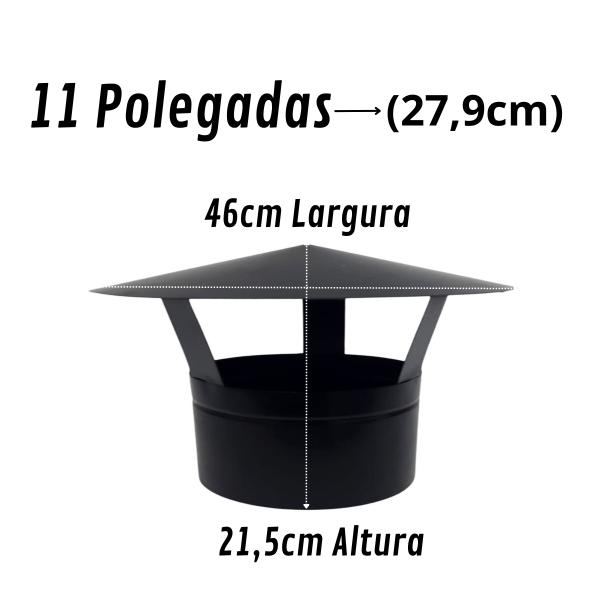 CHAPEU CHINES PRETO 11 11