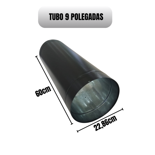 TUBO PRETO 60 CM 9 9