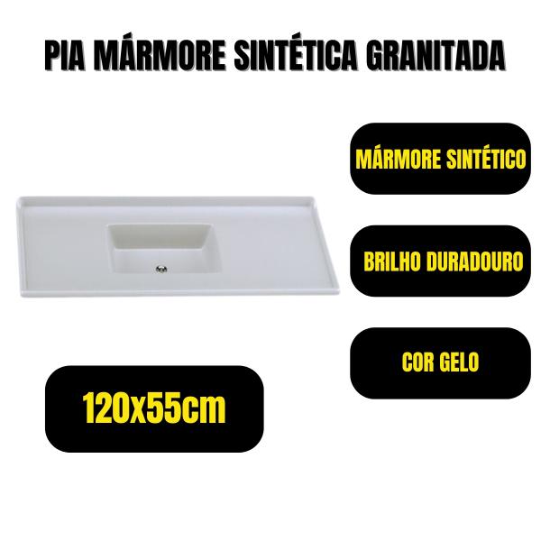 PIA SINTETICA GELO 120x55