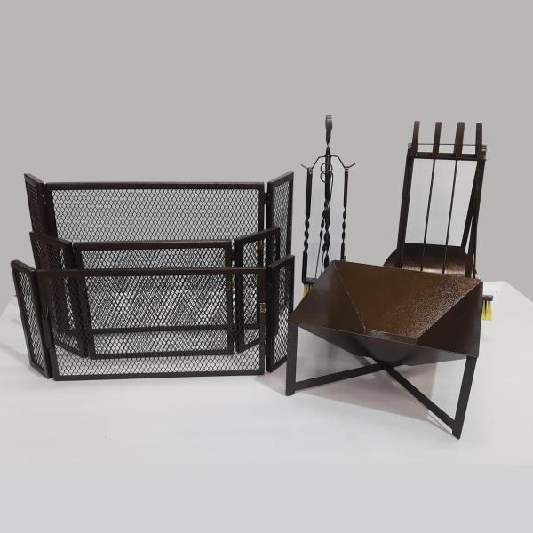 TELA LAREIRA ARTICULADA GRANDE OURO ENVELHECIDO G