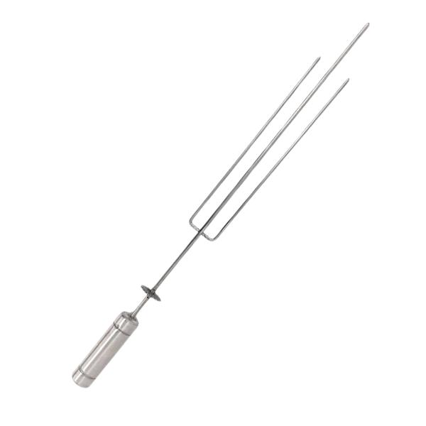 ESPETO GIRATORIO TRIPLO 500 MM INOX 50 CM