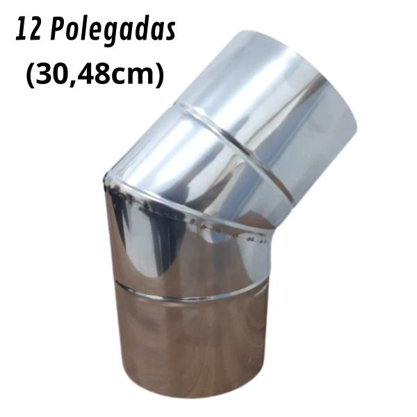 CURVA 45 INOX 430 12 12