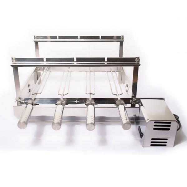 GIRATORIO 4 ESPETO CURTO DIREITO INOX C