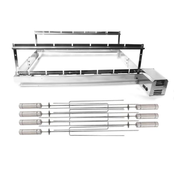 GIRATORIO 7 ESPETO CURTO DIREITO INOX C