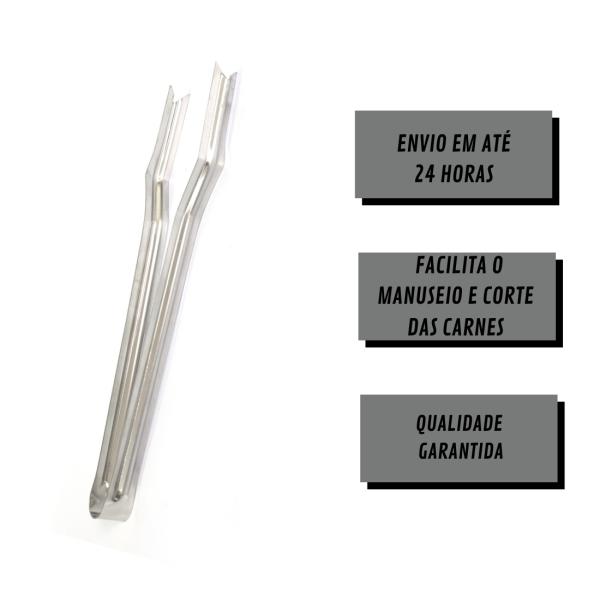 PEGADOR DE CARNE INOX 32 CM 32cm