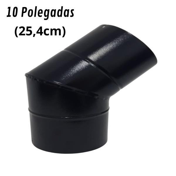 CURVA 45 PRETA 10 10