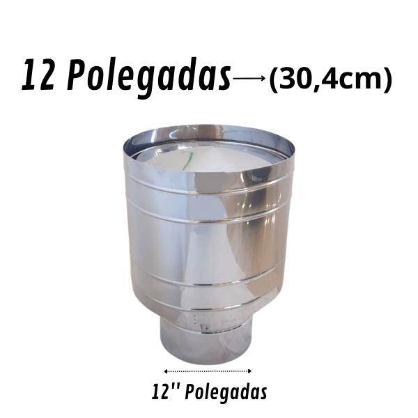 CHAPEU CANHAO INOX 430 12 12