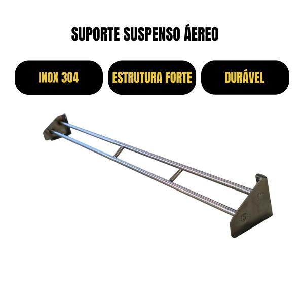 SUPORTE PRADO SUSPENSO 60 CM INOX