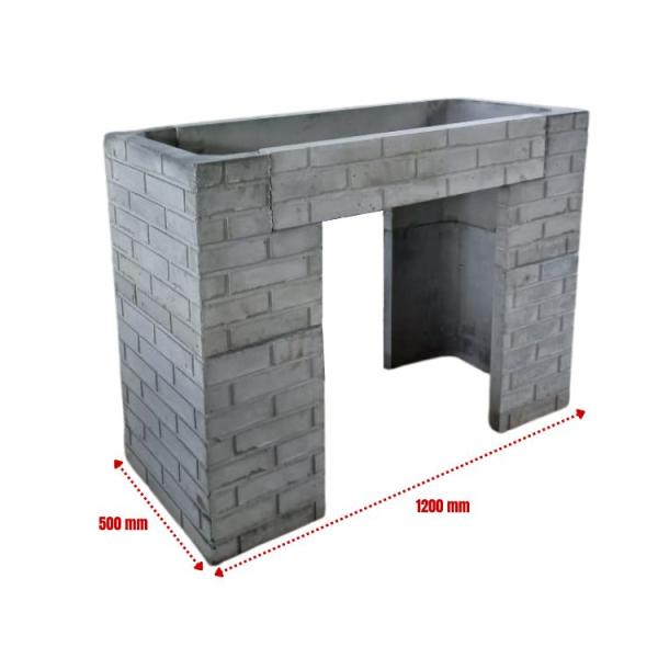 BALCAO PARA PIA TIJOLINHO 1,20 SEM PINTURA