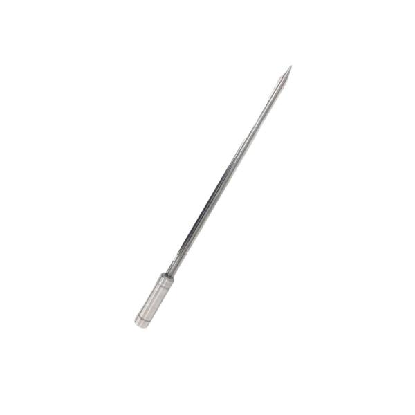 ESPETO CHATO CABO ALUMINIO 40CM INOX 40