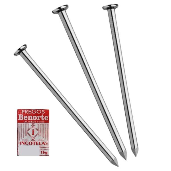 KIT 5KG DE PREGO 16X24 POLIDO AÇO