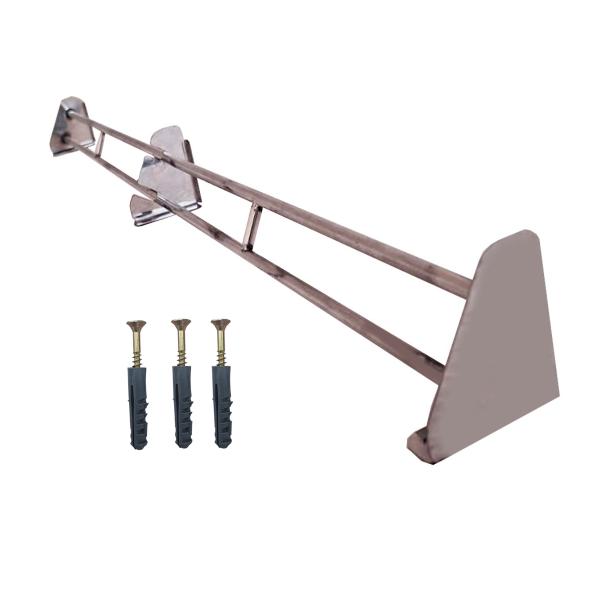 SUPORTE PRADO SUSPENSO 80 CM INOX
