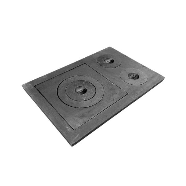 CHAPA FERRO FUNDIDO 32 x 49 PRETO
