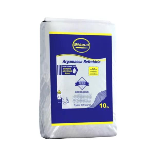 ARGAMASSA REFRATARIA SILAQUA CINZA 10kg