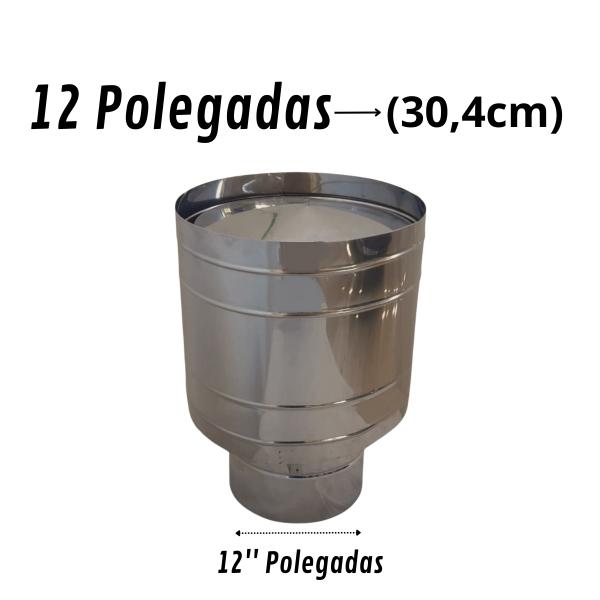 CHAPEU CANHAO INOX 304 12 12