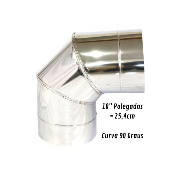 CURVA 90 INOX 430 10