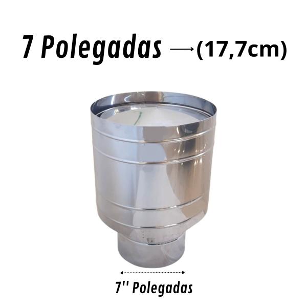 CHAPEU CANHAO INOX 430 7 7